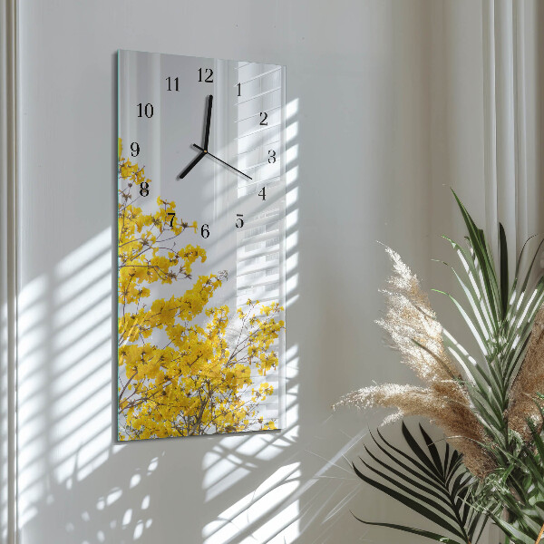 Orologio verticale Albero fiorito