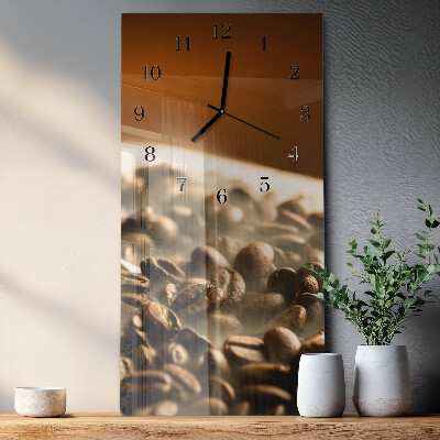 Orologio verticale chicchi di caffè