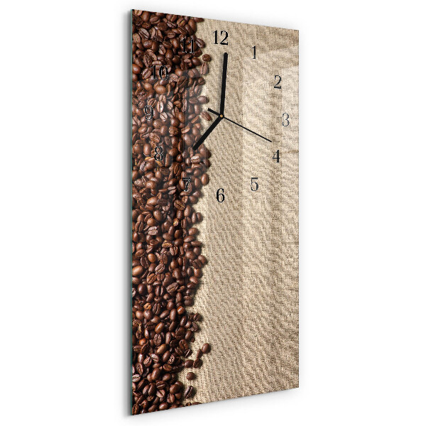 Orologio verticale chicchi di caffè