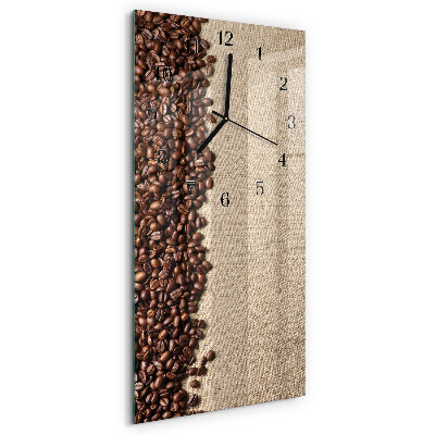 Orologio verticale chicchi di caffè