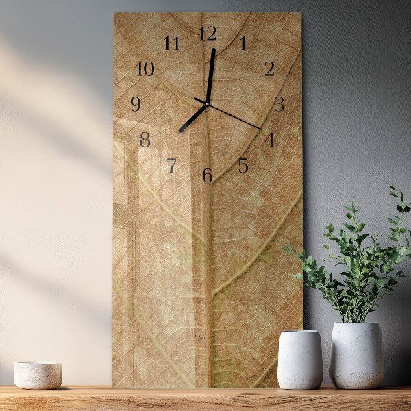 Orologio verticale Foglio