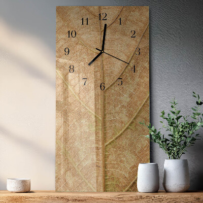 Orologio verticale Foglio