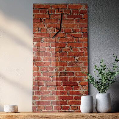 Orologio verticale Muro di mattoni