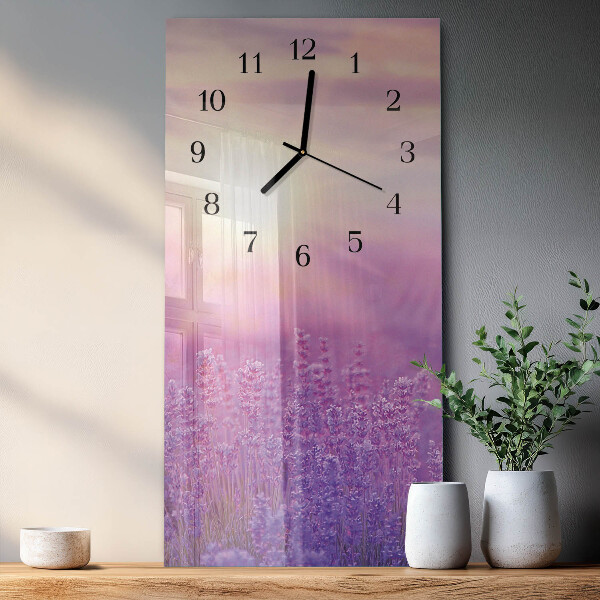 Orologio verticale Lavanda