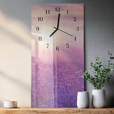 Orologio verticale Lavanda