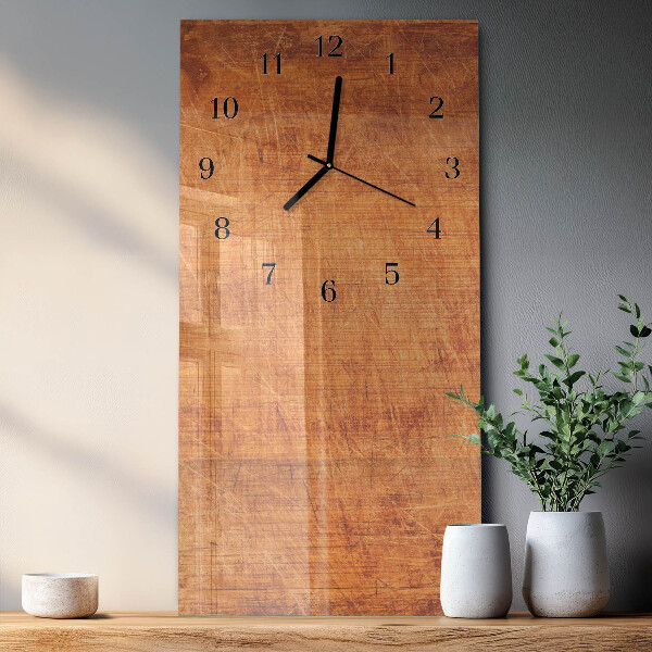 Orologio verticale Tavole di legno