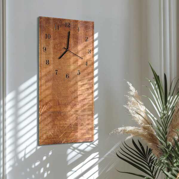 Orologio verticale Tavole di legno
