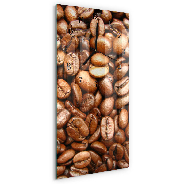 Orologio verticale chicchi di caffè