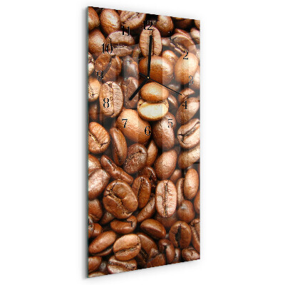 Orologio verticale chicchi di caffè