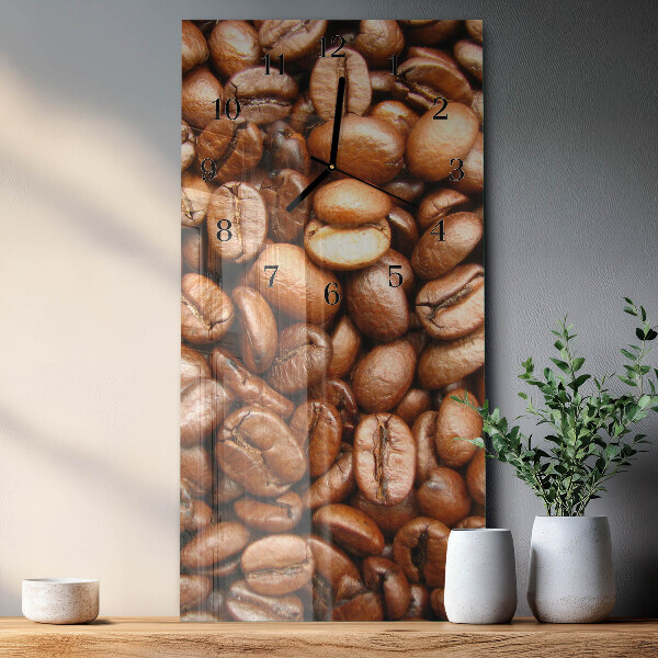 Orologio verticale chicchi di caffè