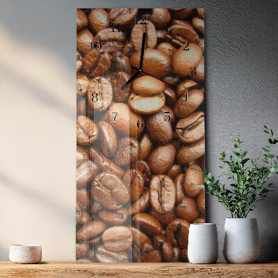 Orologio verticale chicchi di caffè
