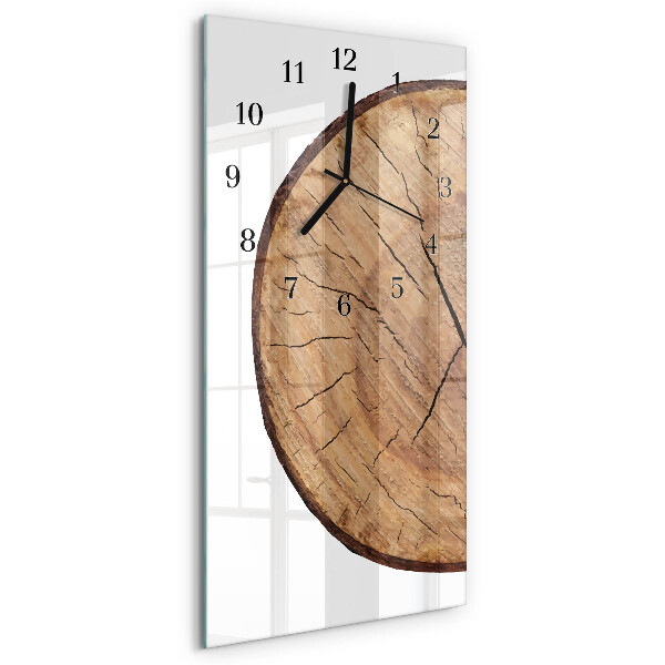 Orologio verticale Travi di legno