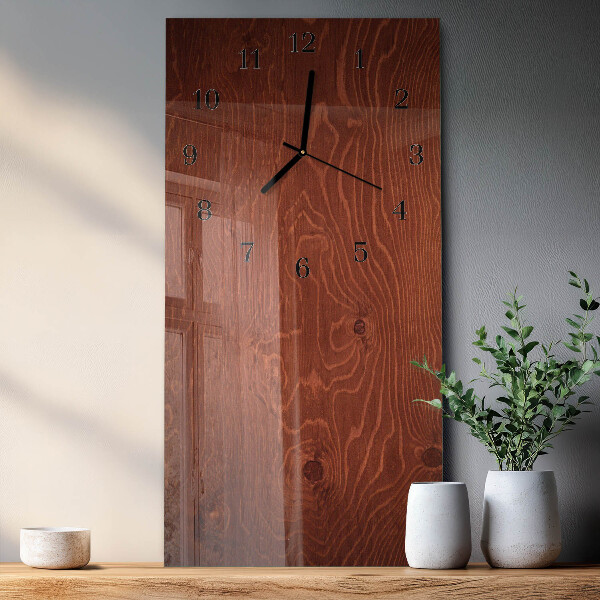 Orologio verticale pannelli di legno
