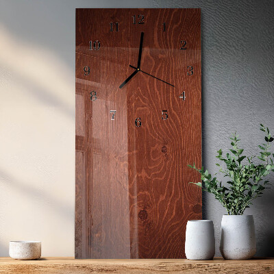 Orologio verticale pannelli di legno