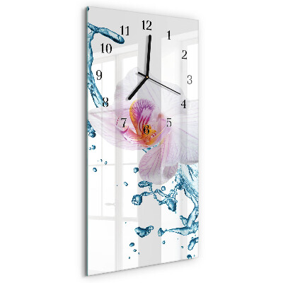 Orologio verticale Orchidea
