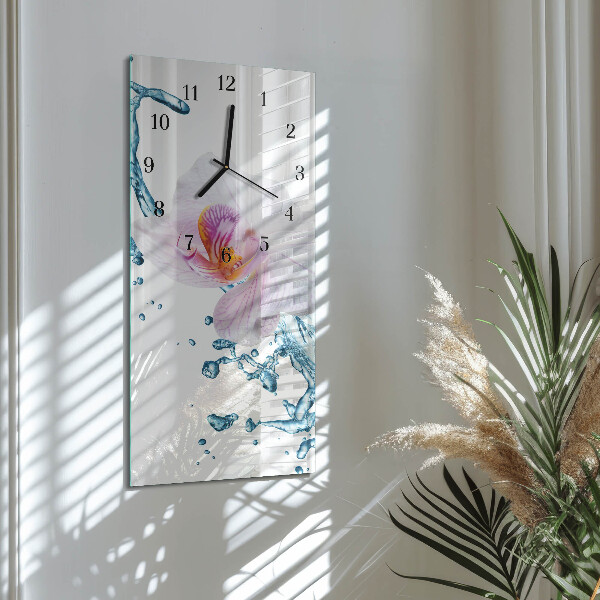 Orologio verticale Orchidea