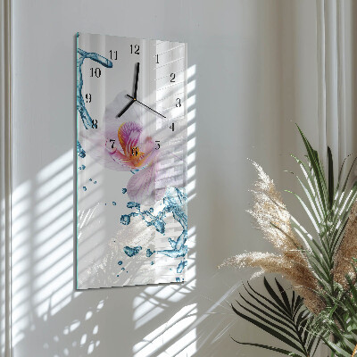 Orologio verticale Orchidea