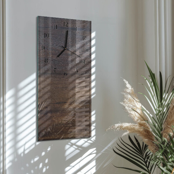 Orologio verticale Tavola di legno