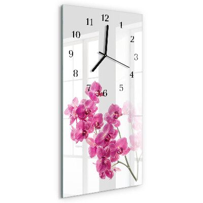 Orologio verticale Orchidee