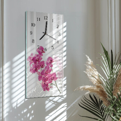 Orologio verticale Orchidee