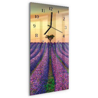 Orologio verticale Campo di lavanda