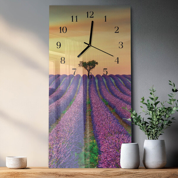Orologio verticale Campo di lavanda
