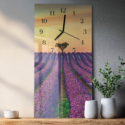 Orologio verticale Campo di lavanda