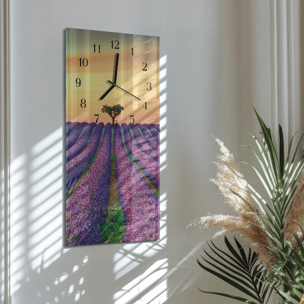 Orologio verticale Campo di lavanda