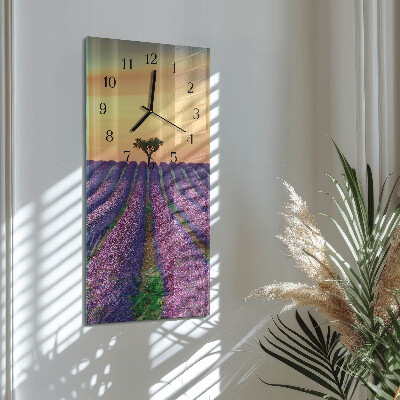 Orologio verticale Campo di lavanda