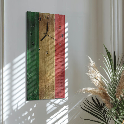 Orologio verticale bandiera italiana