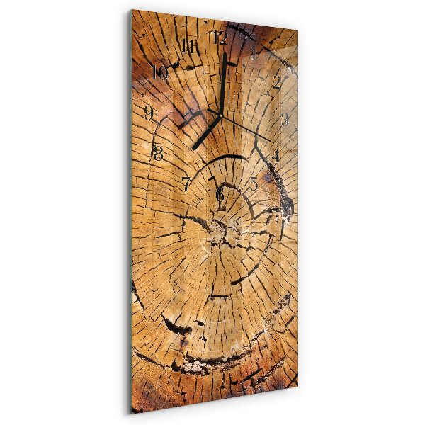Orologio verticale Venature del legno