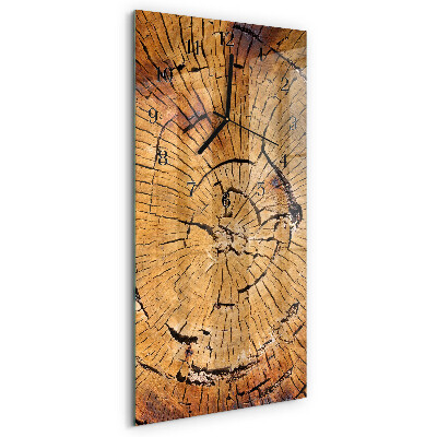 Orologio verticale Venature del legno