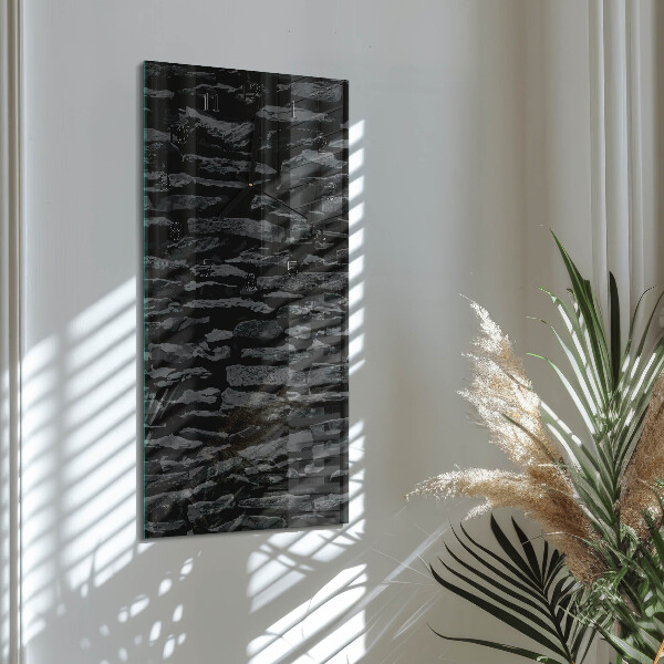 Orologio verticale Muro di pietra