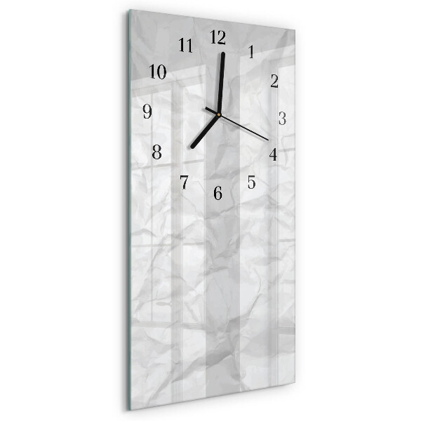 Orologio verticale Foglio di carta