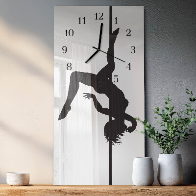 Orologio verticale ballerina di pole dance