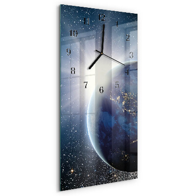 Orologio verticale Earth Weltall