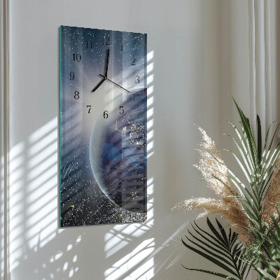 Orologio verticale Earth Weltall