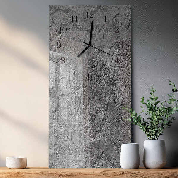 Orologio verticale Muro in cemento