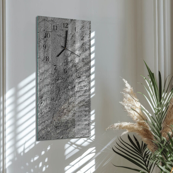 Orologio verticale Muro in cemento