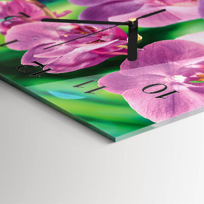 Orologio verticale Orchidee