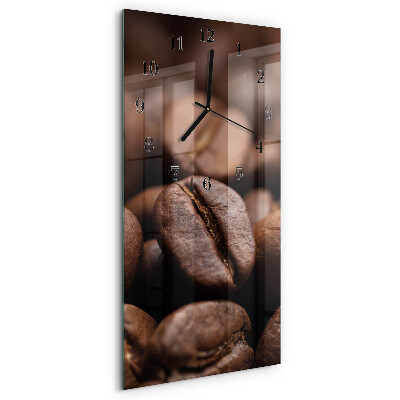 Orologio verticale chicchi di caffè