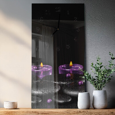 Orologio verticale Pietre delle candele