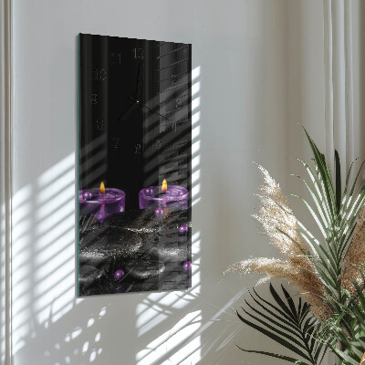 Orologio verticale Pietre delle candele