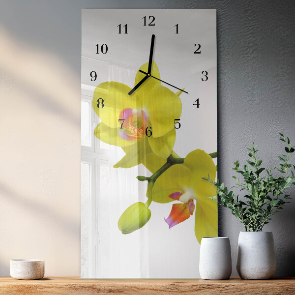 Orologio verticale Orchidea