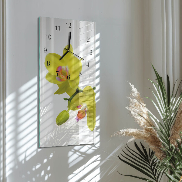 Orologio verticale Orchidea