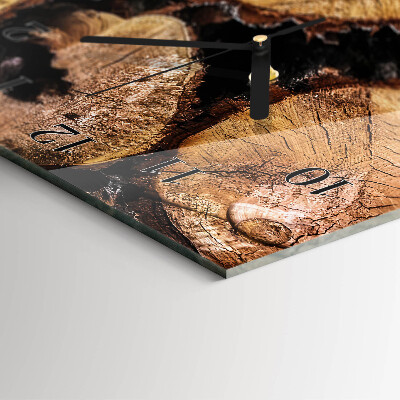 Orologio verticale Venature del legno