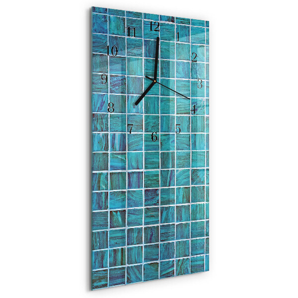 Orologio verticale Piastrelle Blu