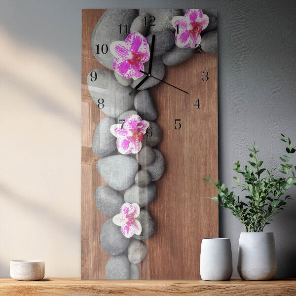 Orologio verticale Pietre per orchidee