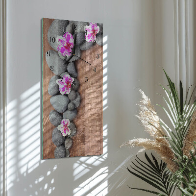 Orologio verticale Pietre per orchidee