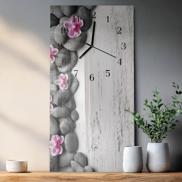 Orologio verticale Pietre per orchidee
